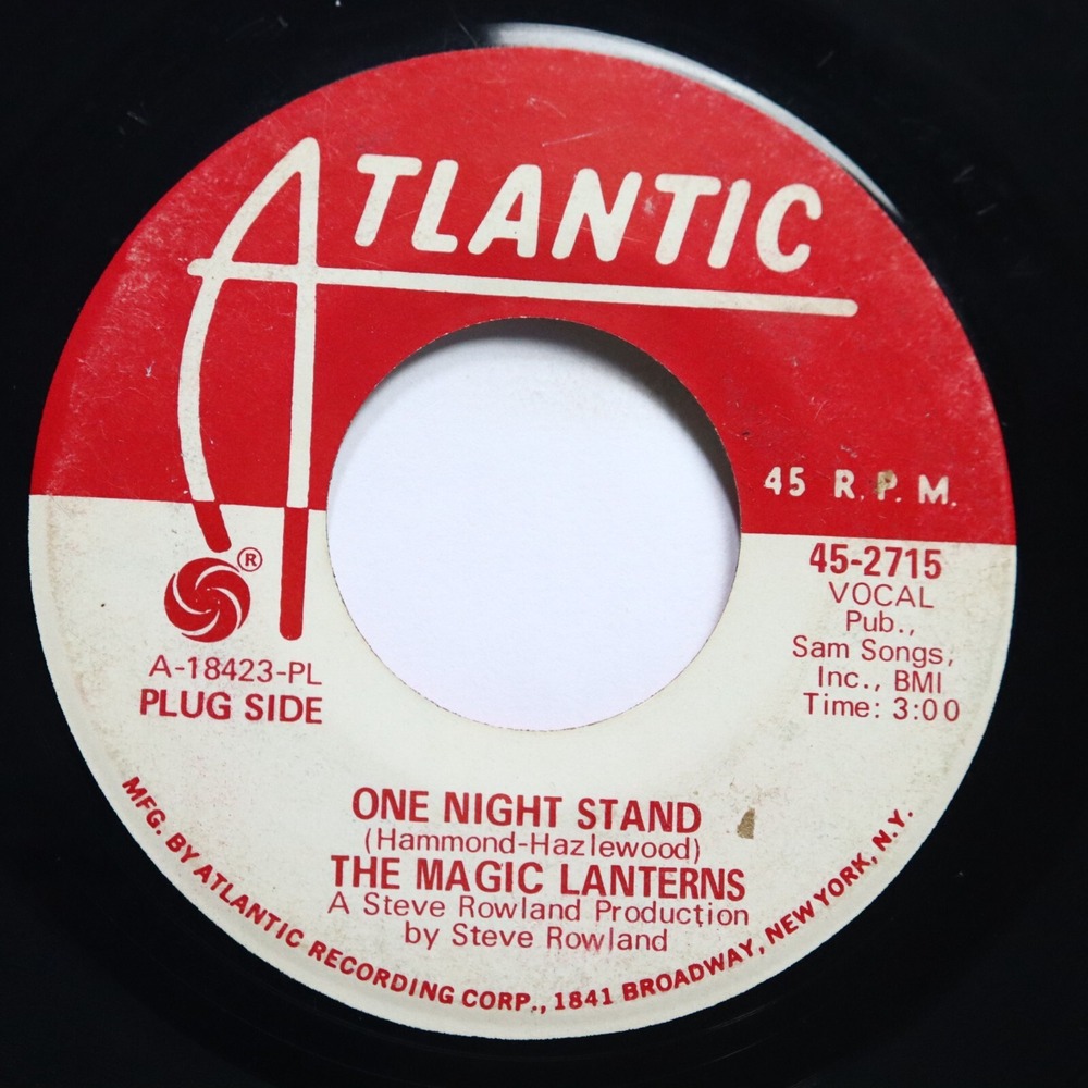 THE MAGIC LANTERNS - ONE NIGHT STAND / FRISCO‎ ANNIE - ROCK 45 *PROMO*